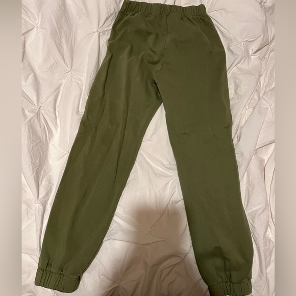 Green, Brandy Melville sweatpants. - Picture 3 of 3